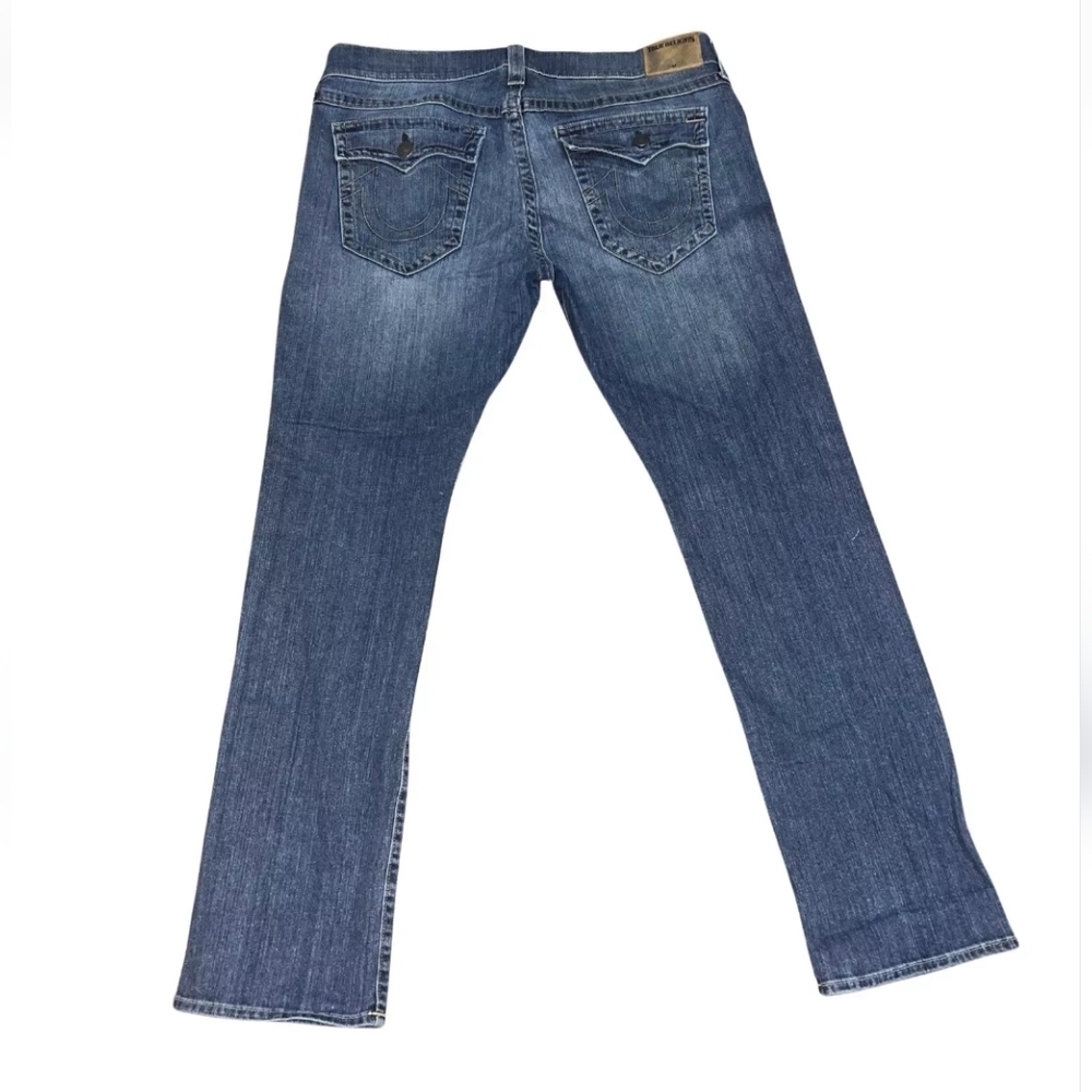 TRUE RELIGION RICKY Relaxed Straight Men’s Jeans Size 38 X 32 - Picture 3 of 10